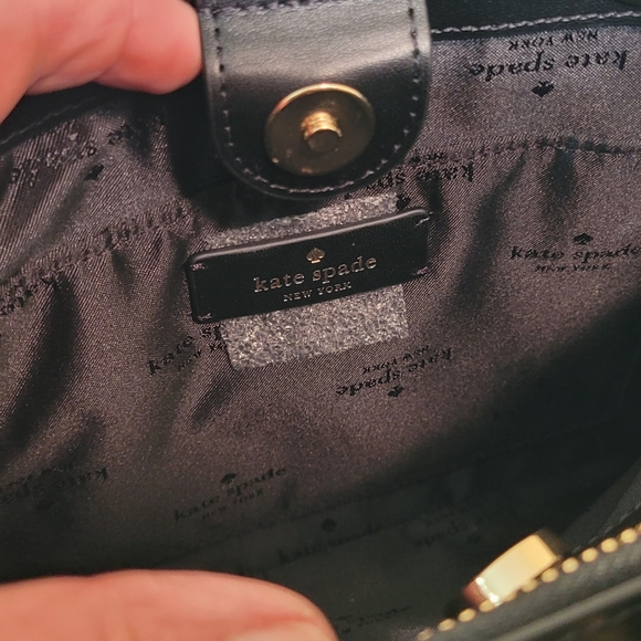 NWT | Kate Spade | Quilted Blk Leather Bag w/ Dust Bag - Picture 6 of 12